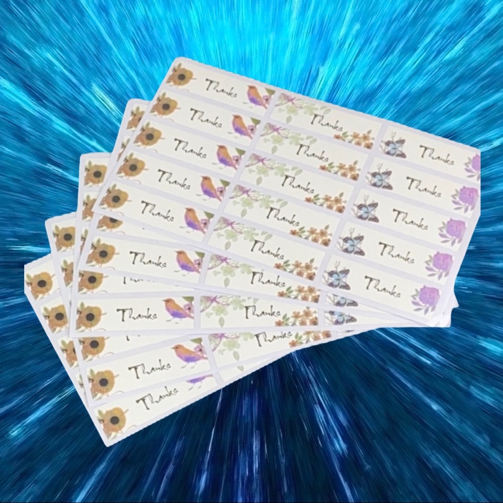 75 Thanks Stickers PRICE IS FIRM - Picture 2 of 8